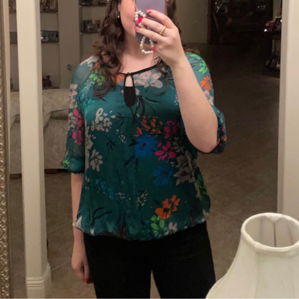 Zara Floral Blouse